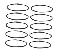 TOBBOMEY 10pcs Elastic Anti-vibration Rubber Bands for Microphone Shock Mounts Compatible Condenser Mic Holder Clips, Adjustable Mic Mount Accessories for Desktop and Use