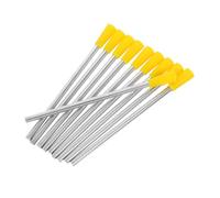 TOBBOMEY 10pcs Metal Triangle Mallet Hammer Sticks for Classroom and Outdoor Dinner Bell Percussion Rhythm Beaters, Triangular Iron Mallets for Music Education and Rhythm Practice