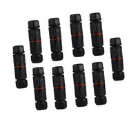 TOBBOMEY 10PCS Outdoor Cable Connectors Mini Core Quick Splice Wire Terminals for Landscape and Path Lighting Flame Nylon Shell Weather Resistant Electrical Junction