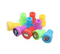 TOBBOMEY 10pcs Outer Space Stampers for Boys and Girls Fun Stampers Adorable Patterns for Crafts Scrapbooking and Party Favors for Space-Themed and Classroom Rewards