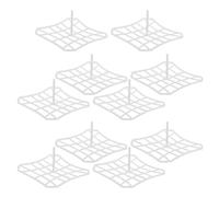 TOBBOMEY 10pcs Pickling Weights Mesh Presser Acid and Alkali Resistant Fermenting Jar Vegetable Fixer Wide Mouth Jar Compatible Uniform Pressure Canning Tool for Kimchi and Pickles