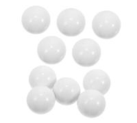 TOBBOMEY 10pcs Roulette Ball Replacement White Acrylic Beads for Roulette Wheels Smooth Rolling Mini Balls for Equipment Supplies Precision Engineered for Consistent Gameplay in Parties and