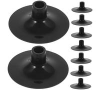 TOBBOMEY 10pcs Rubber Arrow Heads with Suction Cup Flexible Safe Archery Replacements for Outdoor Target Practice Compatible with Carbon and Bamboo Arrows Lightweight Elastic Tips for
