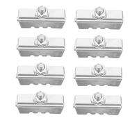 TOBBOMEY 10pcs Rubber Bike Brake Pads Cycling Brake Blocks for Mountain and Bicycles Professional Anti-slip Replacement Shoes for Safe Riding