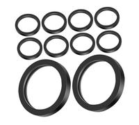 TOBBOMEY 10pcs Rubber Fuel Tank Gasket Replacement Rings O-shape Seals for Car and Truck Spare Gas Canisters Leak Fuel Tank Rubber Seal Kit Easy Installation Fit