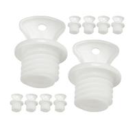 TOBBOMEY 10pcs Sealing Plugs Replacement Stopper Plug for Hot Water Bottle Hot Water Bottles Leakproof Bag Stopper Sack Caps White