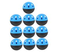 TOBBOMEY 10pcs Soft EVA Training Baseballs Hollow Practice Balls for Pitching Hitting Batting Throwing Catching Lightweight Softballs for Indoor Outdoor Youth and Adult Training
