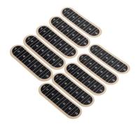 TOBBOMEY 10pcs Stick-on Temperature Gauge Strips, Liquid Crystal Thermometer Stickers for Fermentation Brewing and Aquarium Monitoring, Self-adhesive Water Temperature Indicator