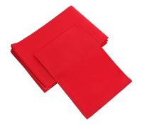 TOBBOMEY 10pcs Thickened Red Captain Armband DIY Blank Sports Sleeve for Team Identity Duty Parade Event Organization