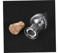 TOBBOMEY 10pcs Transparent Mini Glass Bottles with Cork Plugs Teardrop Shape Multifunctional Craft Jars for DIY Jewelry Decorations Potpourri and -worthy Wish Containers