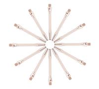TOBBOMEY 12Pcs Copper Dart Shafts Replacement Stems Threaded Rods for Darts Game Supplies Suitable for Bar Household Office