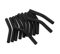TOBBOMEY 12pcs Reusable Silicone Straw Caps Soft Flexible Replacement Tips for Stainless Steel Straws for Hot and Cold Beverages Easy to Clean for Home and Travel