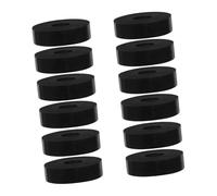 TOBBOMEY 12pcs Rubber Damping Pads Od Id Thick Anti-vibration Rubber Foot Pads for Furniture Noise Reduction and Vibration Isolation in Harsh Environments