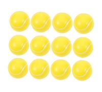 TOBBOMEY 12pcs Tennis Stress Balls Foam Squeeze for Party Favors and Relaxation Portable Pressure Relief Balls for Adults