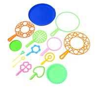 TOBBOMEY 14Pcs Colorful Bubble Wand Set Outdoor Blowing Bubble Maker for Safe Materials for Endless Fun for Summer Activities and Family Bonding