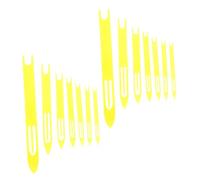 TOBBOMEY 14pcs Plastic Cast Net Repair Shuttles Kit for Fishing Net Mending Lightweight Weaving Shuttle Tools for Quick Mesh Restoration and Efficient Fish Repair