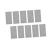 TOBBOMEY 15 Sheets Scanning Markers Reflective Film Dots High Precision Reference Points for Optical Tracking Compatible with Various Scanners Tear-resistant for Industrial Design Medical