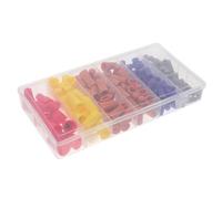 TOBBOMEY 158pcs Wire Crimp Connector Kit with Storage Box Electrical Cable Nut Assortment for Secure Quick Wiring Suitable for Residential Commercial Industrial Use