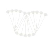TOBBOMEY 15pcs Chrysanthemum Flower Scent Diffuser Sticks Faux Floral Aroma Refill for Essential Oil Diffusers Elegant Fragrance Distribution for Bedroom Office and Living Decor