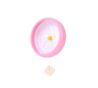 TOBBOMEY 18cm Hamster Running Wheel Quiet Exercise Spinner Holder Small Pet Running Wheel for Hamsters Mice Gerbils Indoor Cage Toy Random Color