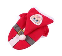 TOBBOMEY 1pc Funny Dog Christmas Costume Soft Pet Apparel for Celebrations Warm Pet Outfit for Dogs and Cats for Holiday Photos and Parties