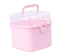 TOBBOMEY 1Pc Multifunctional Household Emergency Medicine Box Multi Durable Storage Case for Home Travel Outdoor Use Lightweight Design with Ample Capacity for Medicines and Bottles