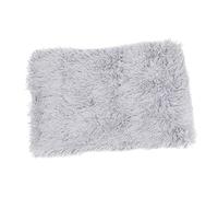 TOBBOMEY 1Pc Plush Warm Pets Blanket S Light Grey Cozy Dog Cat Sleep Mat for Winter Soft Fleece Material for Comfort for Indoor Use