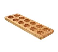 TOBBOMEY 1pc Wooden Holder Capacity Storage Base for Kitchen Fridge for Home Supermarket Market Use Organized