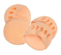 TOBBOMEY 2 Pairs Supple Invisible Forefoot Half Palm Socks for Women Breathable Thin No-Show Toe Separators Comfortable Relief Cushions Fits and Sweat-Absorbing Suitable for Various Shoe