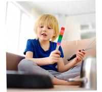 TOBBOMEY 2 Pairs Wooden Rhythm Sticks for Music Teaching Percussion Instrument with Rounded Edges Safe Educational Tool for Developing Creativity and Musical Potential