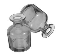 TOBBOMEY 2 Pcs Fireless Rattan Diffuser Bottle Aroma Diffuser Holders Reed Diffusion and Home Light Grey Glass