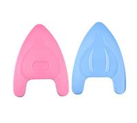 TOBBOMEY 2 Pcs Lightweight Swimming Kick Boards for Practical Buoyancy Pads for Swim Training Ergonomic Float Boards for Learning to Non Irritating Material Random Color