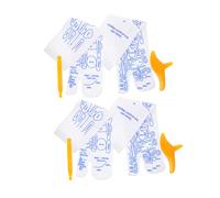 TOBBOMEY 2 Sets Acupressure Reflexology Foot Care Socks with Printed Reflexology Chart and Massage Tool for Targeted Pressure Point Therapy Relaxation and Relief Fits Various Foot Shapes