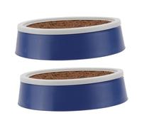 TOBBOMEY 2 Sets Pigeon Nest Plastic Bowl with Coconut Coir Cushion Bird Egg Pad for Pet Birds Garden Porch Decoration and Breeding Supplies