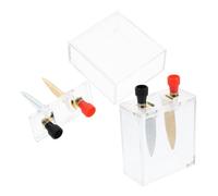 TOBBOMEY 2 Sets Saltwater Battery Experiment Kit Complete Educational Science Tools for Classroom Projects Interactive with All Necessary Components