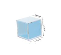 TOBBOMEY 2 Sets Transparent Geometric Solids Manipulatives for Kindergarten Math Learning Building Blocks Shapes Teaching Tool for Visualizing Surface Area and Geometry Concepts