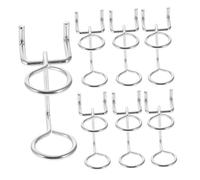 TOBBOMEY 20 Pcs Iron Multi-Tool Holders with Double-Ring Design for Pegboard Screwdriver Organizers and Storage Hooks Easy Accessories for Garage and Workshop Storage