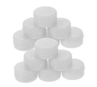 TOBBOMEY 20 Pcs White Rattle Inserts for Baby Toys, 2.0cm Flat Noise Maker Replacement Parts, Shaker Bell Repair Accessories for Newborn Sensory Rattles and Soft Plush Rings