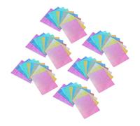 TOBBOMEY 200 Sheets Shiny Pearlescent Origami Paper Square for Adults Easy Fold Thick Craft Paper for DIY Scrapbooking