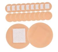 TOBBOMEY 200pcs Breathable Round Bandages for Fingers and Small Circular Adhesive Patches for Wound Care Fingertip Covers for Cracked Fingers and Sports Protection