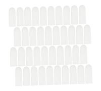 TOBBOMEY 200pcs Finger Protectors Pads Cut Resistant Finger Cots Sleeves for Work Protection