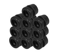 TOBBOMEY 20pcs Chain Saw Shock Absorber Pad Rubber Chainsaw Mount Block Chainsaw Accessories Rubber Bumpers Pads Black