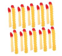 TOBBOMEY 20pcs Fake French Fries Simulation Food Realistic Texture Artificial Fast Food Models for Pretend Play Restaurant Window Display Party Decoration Non Toxic Materials Safe for All