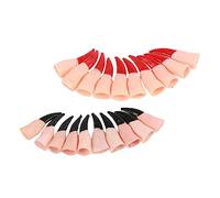TOBBOMEY 20Pcs Halloween Decorative Fake Witch Fingers Red Black Reusable Party Props for Horror Theme Masquerade and Haunted House Decorations