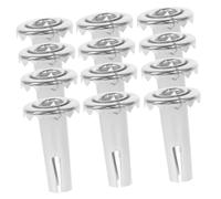 TOBBOMEY 20pcs Heavy Duty Iron Wheel Socket Sleeve Inserts for Casters Rust-resistant Caster Stem Sleeves Furniture Wheel Socket Inserts for Chair and Office Castor Legs