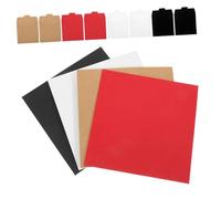 TOBBOMEY 20pcs Kraft Paper CD Sleeves with Four Colors for Easy Sorting Cardboard Dvd Storage Envelopes Multipurpose Vinyl Record Sleeves for Protection and DIY Labeling Portable Media