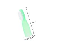 TOBBOMEY 20pcs Soft Short Handle Prison Toothbrushes for Oral Cleaning in Correctional Facilities Mini Portable Brush Designed to Prevent Self-harm and Ensure Safe Care for Inmates