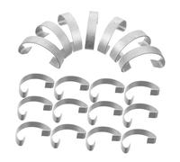 TOBBOMEY 20pcs Steel Cage Door Hooks for Pets and Poultry Spring Clips for and Chicken Cage Locking Compact Space-saving Design Preventing Escape Easy Installation Household Lock Hooks