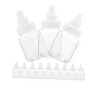 TOBBOMEY 24pcs Bottle Candy Boxes with White Detachable Lid for Shower Favors, Creative Mini Sweet Containers for Birthday Party Decorations