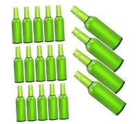 TOBBOMEY 24pcs Miniature Beer Bottles Doll House Tiny Bottles Decoration for Dollhouse Party Scene Home Living Table Display